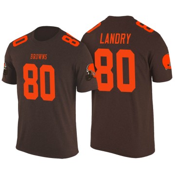 Men's Nike Jarvis Landry Brown Cleveland Browns Game Player Jersey